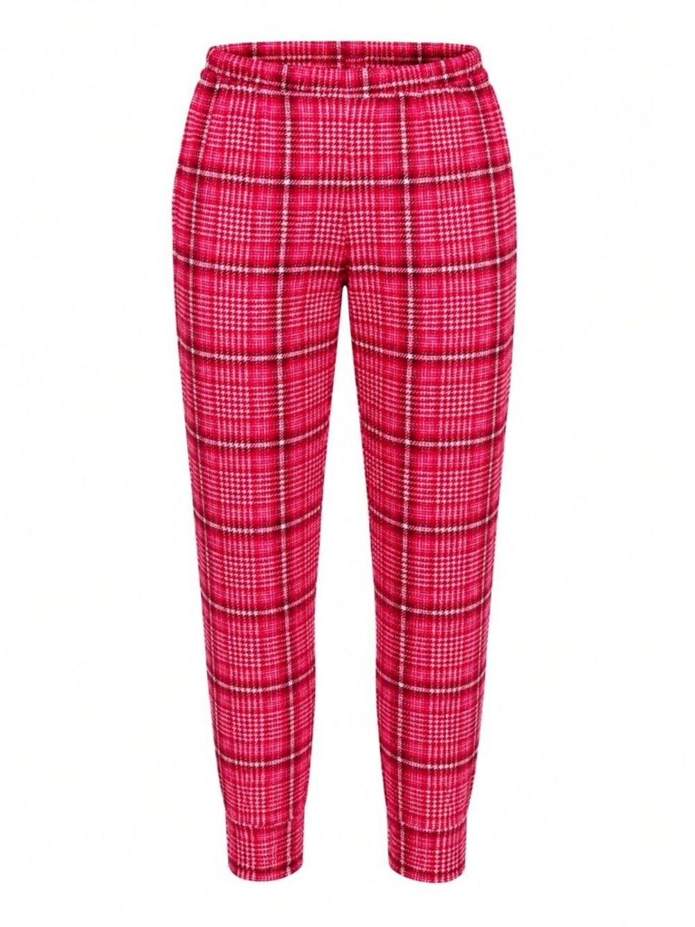 Sanctuary Size Large Red Plaid Pajama Lounge Pants Cozy Sleepwear Stretch Knit